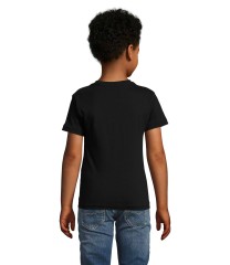 Camiseta de manga corta de niño con cuello redondo personalizable